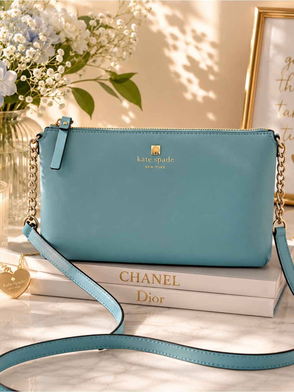 Kate Spade Sawyer Street Declan Crossbody Bag WKRU6081 SEASIDE EUC